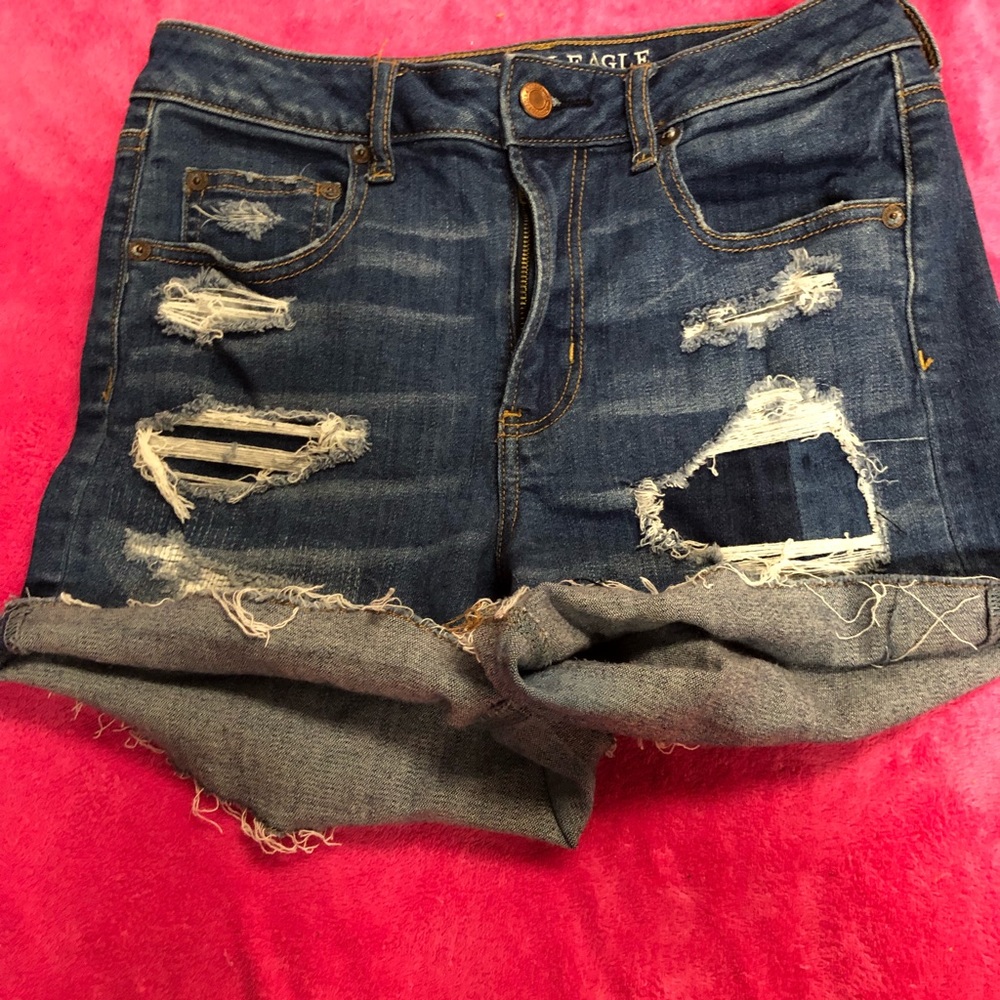 American eagle jean shorts